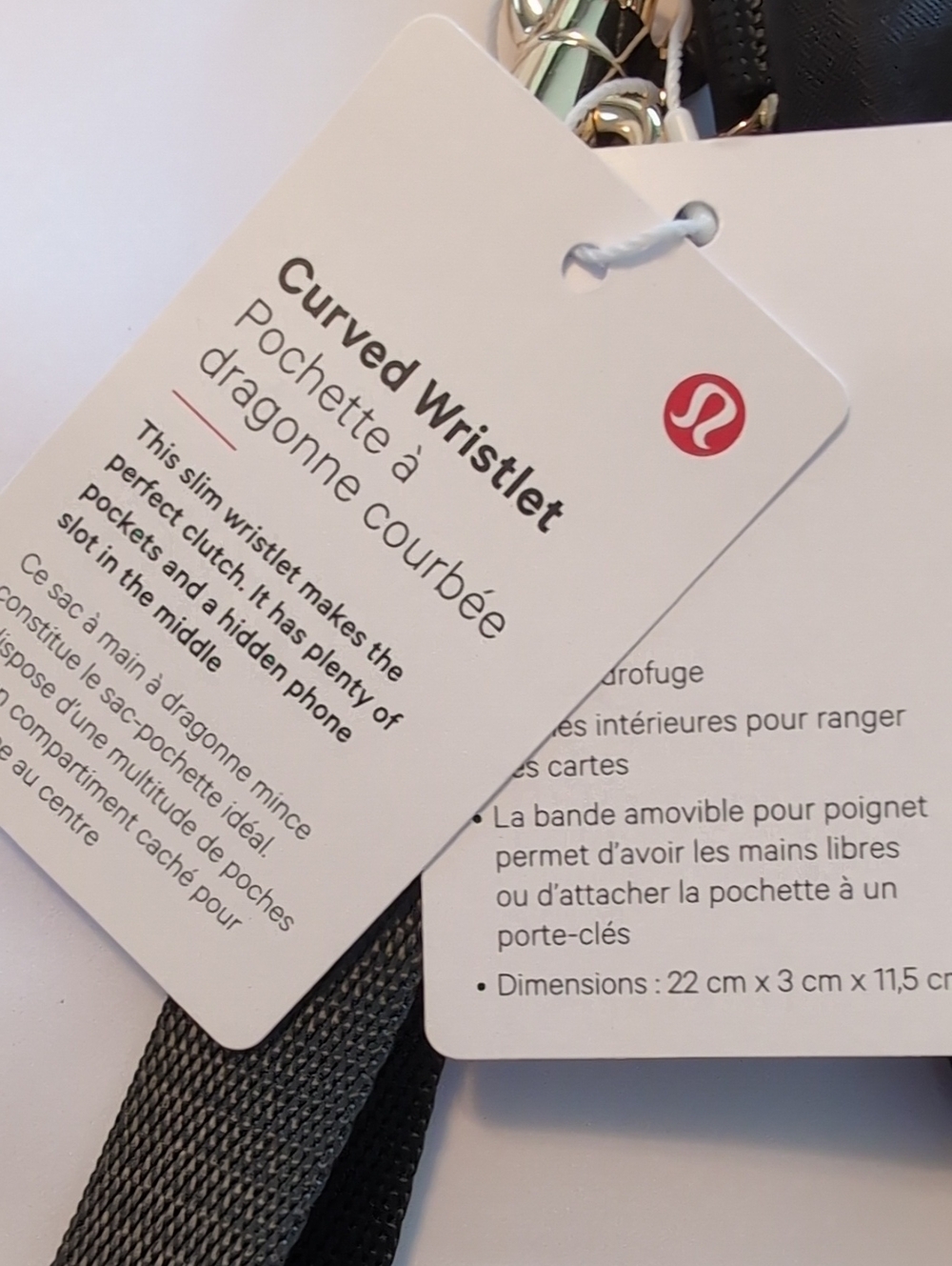 lululemon Black Wristlet - Picture 3 of 5